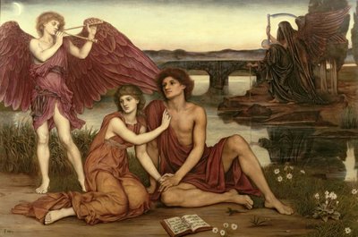 愛の通過、1883-84 作： Evelyn De Morgan